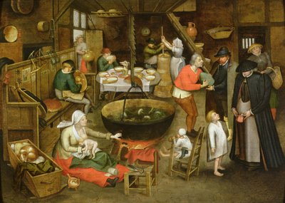 La visite à la ferme - Pieter Brueghel the Younger